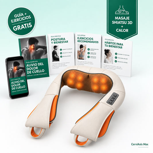 CerviAxis Max, masajeador shiatsu cervical en U